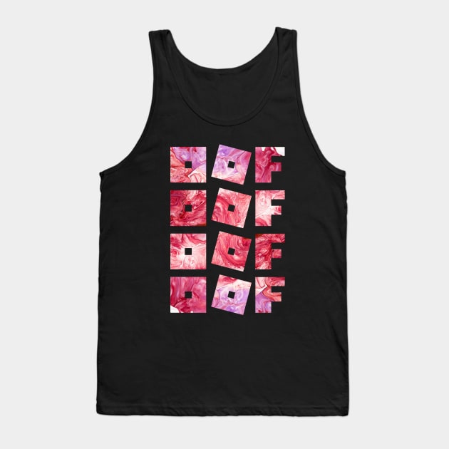 Roblox logo game - Oof (ripetitive - red paint) | gamer Tank Top by Vane22april